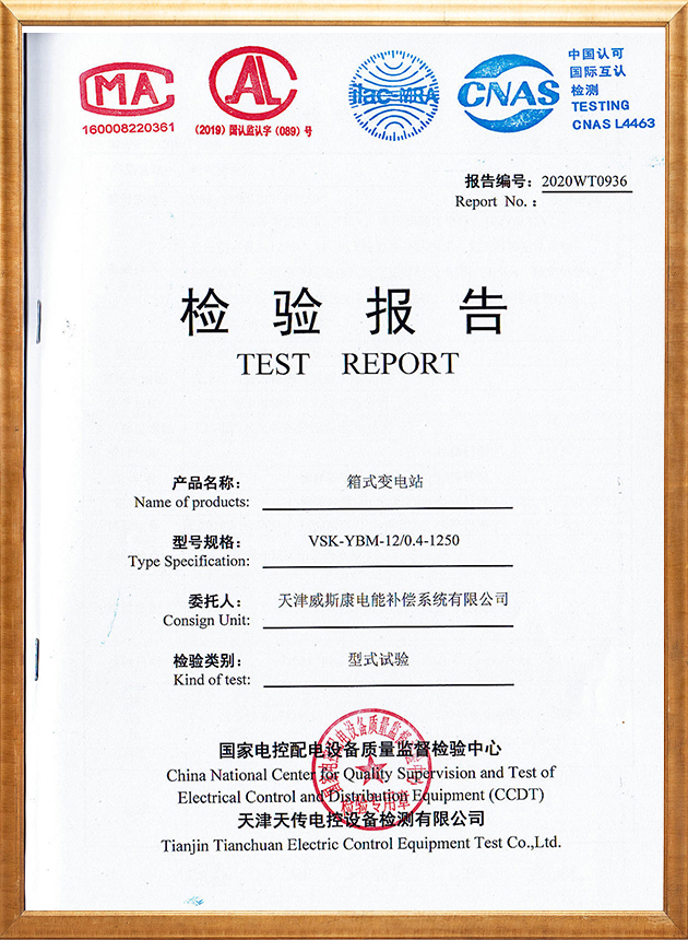 试验报告